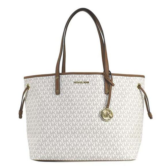Michael Kors Shoulder Bag Travel Drawstring Large White - Picture 1 of 5
